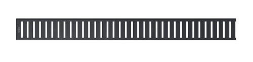 Padlóösszefolyó rács, AlcaPlast Pure Black 650 mm PURE-650BLACK
