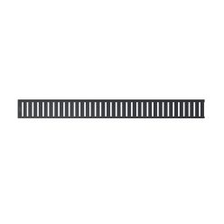   Padlóösszefolyó rács, AlcaPlast Pure Black 1050 mm PURE-1050BLACK
