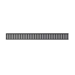   Padlóösszefolyó rács, AlcaPlast Pure Black 1050 mm PURE-1050BLACK