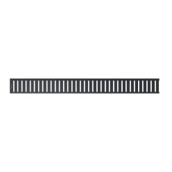   Padlóösszefolyó rács, AlcaPlast Pure Black 1150 mm PURE-1150BLACK