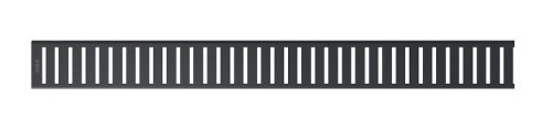 Padlóösszefolyó rács, AlcaPlast Pure Black 1450 mm PURE-1450BLACK