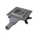 Padlóösszefolyó, AlcaPlast 130x130 mm APV110