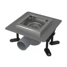 Padlóösszefolyó, AlcaPlast 130x130 mm APV130