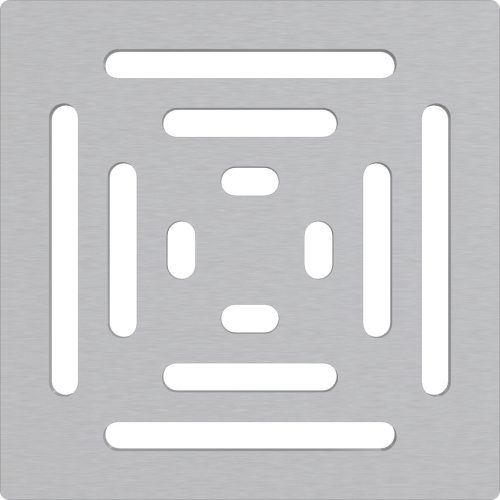 Padlóösszefolyó rács, AlcaPlast 102x102 mm MPV012
