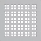 Padlóösszefolyó rács, AlcaPlast 102x102 mm MPV015