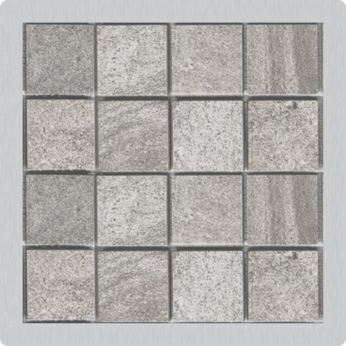 Padlóösszefolyó rács, AlcaPlast 92x92 mm MPV016
