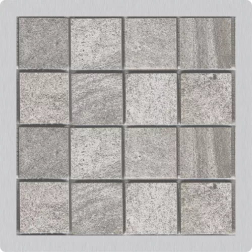 Padlóösszefolyó rács, AlcaPlast 92x92 mm MPV016