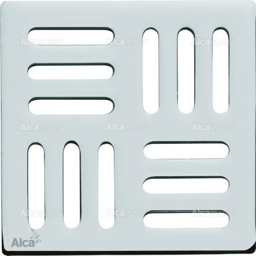Padlóösszefolyó rács, AlcaPlast 102x102 mm MPV001