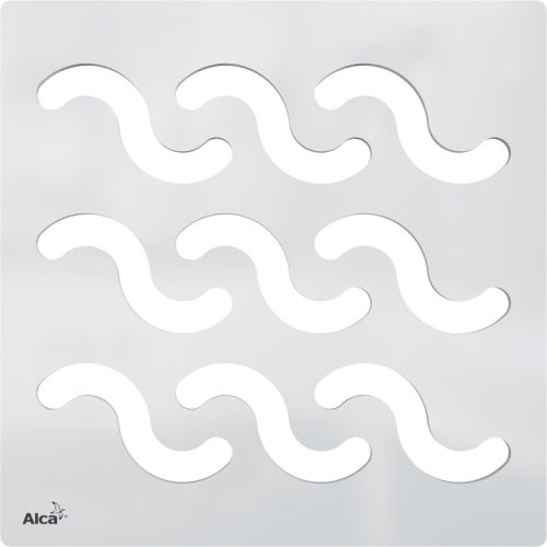 Padlóösszefolyó rács, AlcaPlast 102x102 mm MPV002