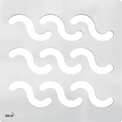 Padlóösszefolyó rács, AlcaPlast 102x102 mm MPV002