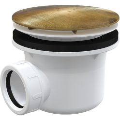 Zuhanytálca szifon, AlcaPlast bronz-antic A49ANTIC