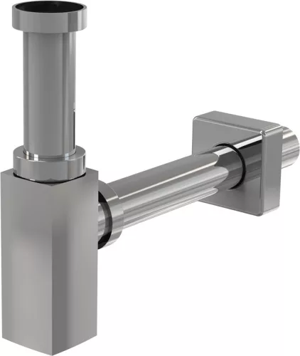 Mosdószifon, AlcaPlast Design fém A401