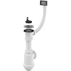 Mosogató szifon, AlcaPlast leeresztővel A444-DN50/40