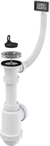 Mosogató szifon, AlcaPlast leeresztővel A444-DN50/40