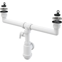 Mosogató szifon, AlcaPlast leeresztővel A449P-DN50/40