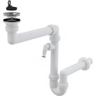 Mosogató szifon, AlcaPlast helytakarékos A870P-DN40