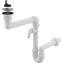 Mosogató szifon, AlcaPlast helytakarékos A870P-DN40