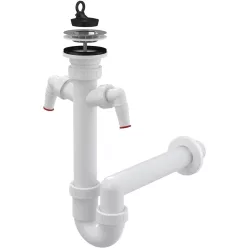 Mosogató szifon, AlcaPlast csőszifon A820-DN40