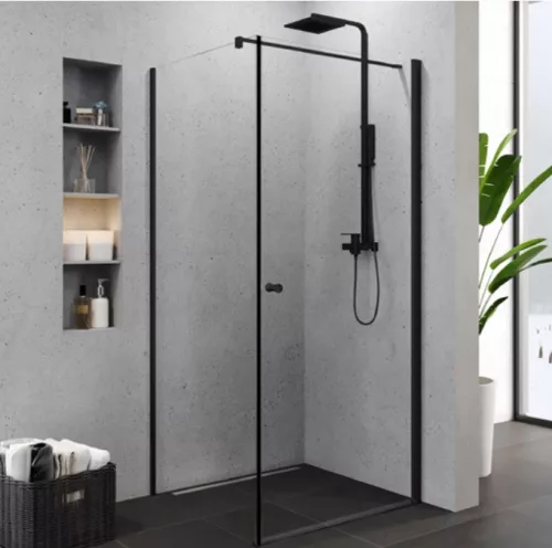 Zuhanykabin, Roltechnik New Trendy Superia Black 80x80 K-0590
