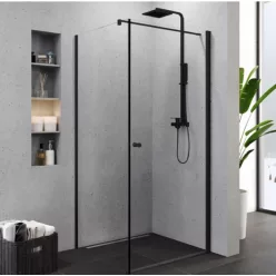   Zuhanykabin, Roltechnik New Trendy Superia Black 90x90 K-0591