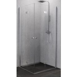   Zuhanykabin, Roltechnik New Trendy Superia króm harmonika ajtóval 90x90 K-0589