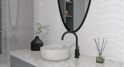 Dekorcsempe, Zalakerámia Simba Szürke 20x50 F-53087