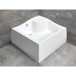   Zuhanytálca, Radaway Korfu C 80x80 akril zuhanytálca lábakkal és előlappal
