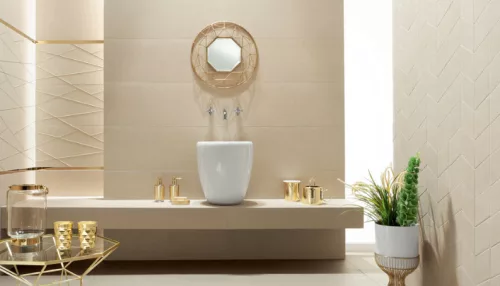 Dekorcsempe, Tubadzin HOUSE OF TONES Beige MOSAIC TUR-22X29 HTBE