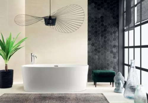 Dekorcsempe, Tubadzin HORIZON IVORY DEKOR TUR-32X89 HID