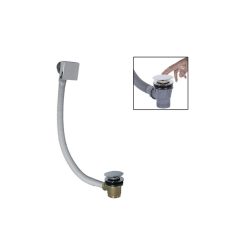   Le- és túlfolyó, M-Acryl vízfeltöltős click-clack szögletes 15232