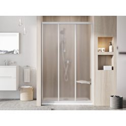   Zuhanyajtó, Ravak Supernova ASDP3-100 198 szatén+Grape üveg 00VA0UR2ZG