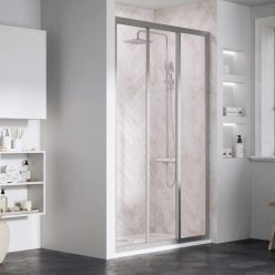   Zuhanyajtó, Ravak Supernova ASDP3-100 198 szatén+Grape üveg 00VA0UR2ZG