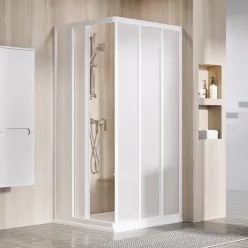   Zuhanykabin, Ravak Supernova ASRV3-75 198 fehér+Grape üveg 15V301R2ZG