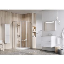   Zuhanykabin, Ravak Supernova SKCP4-80 195 fehér + Pearl polisztirén 3114O10211