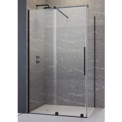Zuhanykabin, Radaway Furo Black KDJ 130x80 balos zuhanykabin