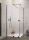 Zuhanykabin, Radaway Furo Black KDJ RH 90x80 balos zuhanykabin