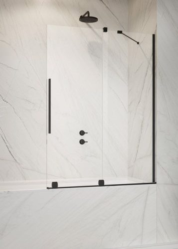 Kádparaván, Radaway Furo Black PND II 110 kádparaván jobbos