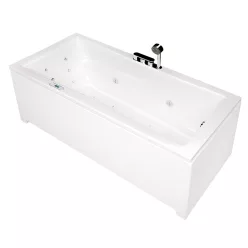   Hidromasszázs kád, Wellis WK00191 Huron 180 jobbos Hydro hidromasszázs kád Flipper csapteleppel