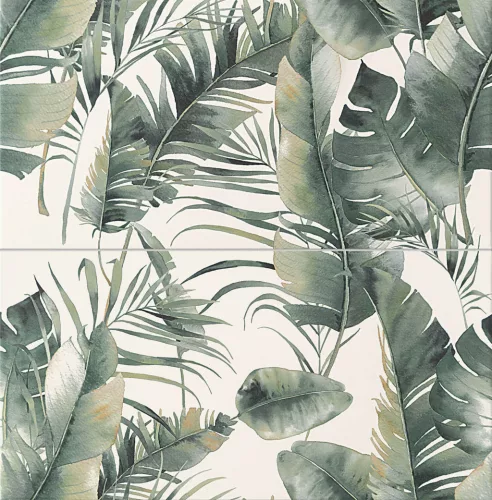 Dekorcsempe, Arte Burano Green 2 Elements Decor 61,8x60,8 dekorcsempe ART-61X60 BUG2