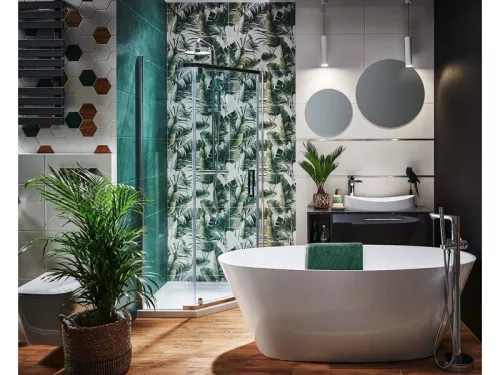 Dekorcsempe, Arte Burano Green 2 Elements Decor 61,8x60,8 dekorcsempe ART-61X60 BUG2