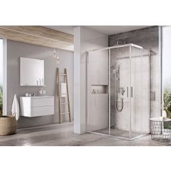   Zuhanykabin, Ravak BLSRV2K-90 krómhatású+Transparent zuhanykabin X1XM70C00Z1