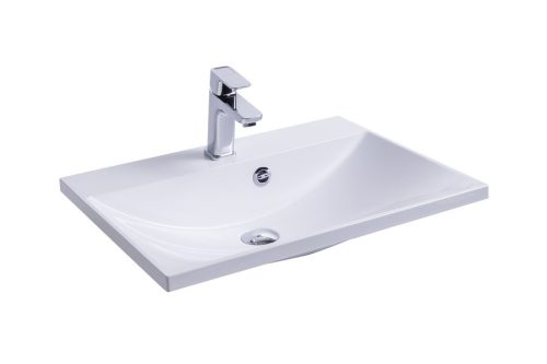 Mosdó, Ravak Flat 600 mosdó (fehér) nyílással XJP01160000