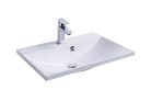 Mosdó, Ravak Flat 600 mosdó (fehér) nyílással XJP01160000