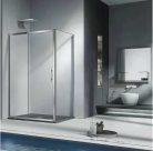Zuhanykabin, Aquatrend Zuhanykabin Quick 332-129 BLACK 120x90