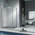 Zuhanykabin, Aquatrend Zuhanykabin Quick 332-129 BLACK 120x90