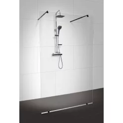   Walk-in, Sanotechnik FREEDOM I. BLACK (SANOFLEX) zuhanyfal BW100