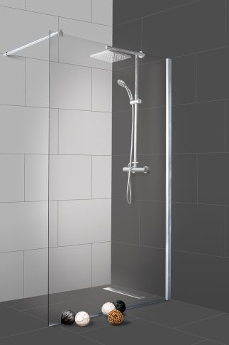 Walk-in, Sanotechnik SANOFLEX FREEDOM II zuhanyfal (MP200)