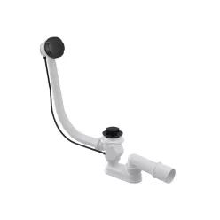   Le-és Túlfolyó, Grande automata le- és túlfolyó szifonnal (120 cm) fekete kivitel 15244