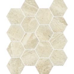   Dekorlap, Paradyz Classica Sunlight Stone Beige Hexagon mozaika 22x25,5cm