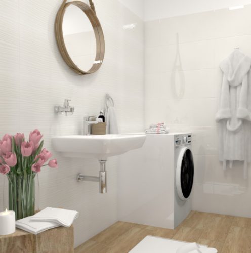 Csempe, Paradyz Classica Synergy Bianco Struktura A 30x60cm